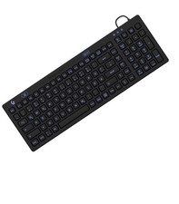 RaidSonic KeySonic KSK-6031INEL-B - Tastatur - QWERTZ - Deutsch - Schwarz