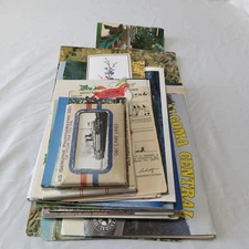 Vintage Postcard Ephemera Lot Oversized Panoramic Vacation Souvenirs Ephemeral 