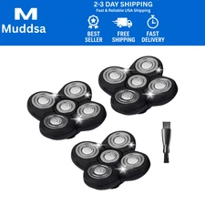 Head Shaver Replacement Blades Compatible with Groomi Baldie Pro 3-Black