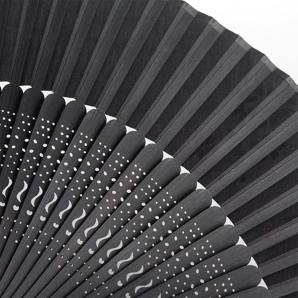 Folding Hand Fan for Women - Foldable Chinese Japanese Vintage Bamboo Silk Fan