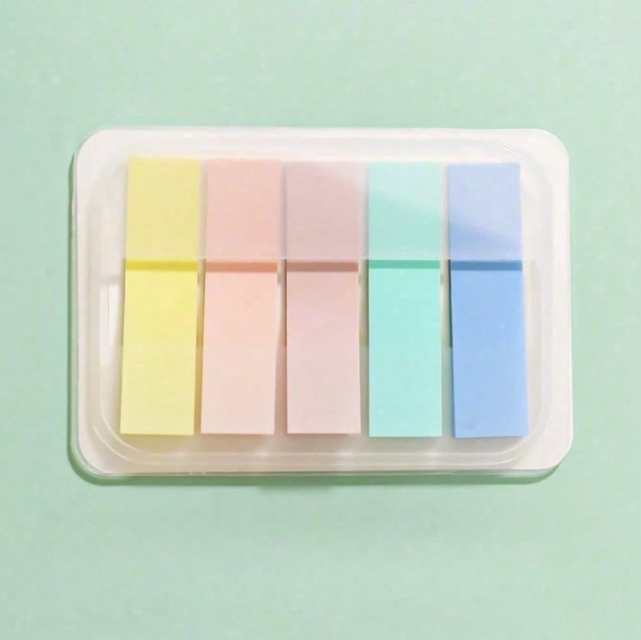 1pc Morandi Color Index Stickers – Minimalist Message Sticky Markers for Notes