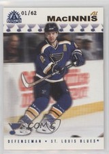 2001-02 Pacific Adrenaline Blue 1/62 Al MacInnis #160 HOF nq3