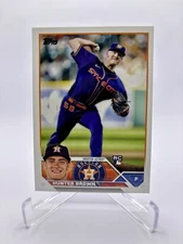2023 Topps Series 1 Hunter Brown Flagship RC Rookie #111 Houston Astros QTY