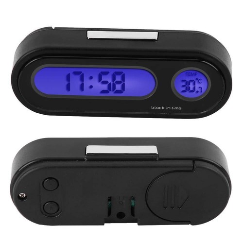 Car Electronic Clock Luminous Thermometer LED Digital Display Dashboard Clock - Picture 12 of 15