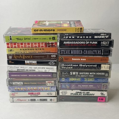 Rap/Hip Hop/Soul/R&B - Cassette Lot Most Sealed DJ Magic Mike Public Enemy