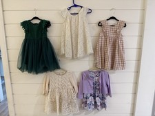 Lot Of 5 Girls Dresses 12-18 Months H M SHEIN