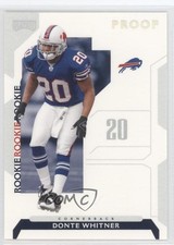 2006 Playoff NFL Playoffs Rookie Silver Proof 218/250 Donte Whitner #88 0b0