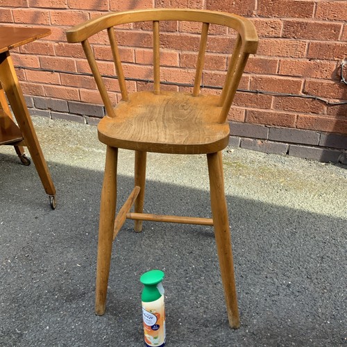 FABULOUS QUIRKY HAND CRAFTED CHILDS WOODEN CHAIR 28.5” TALL - Bild 6 von 12