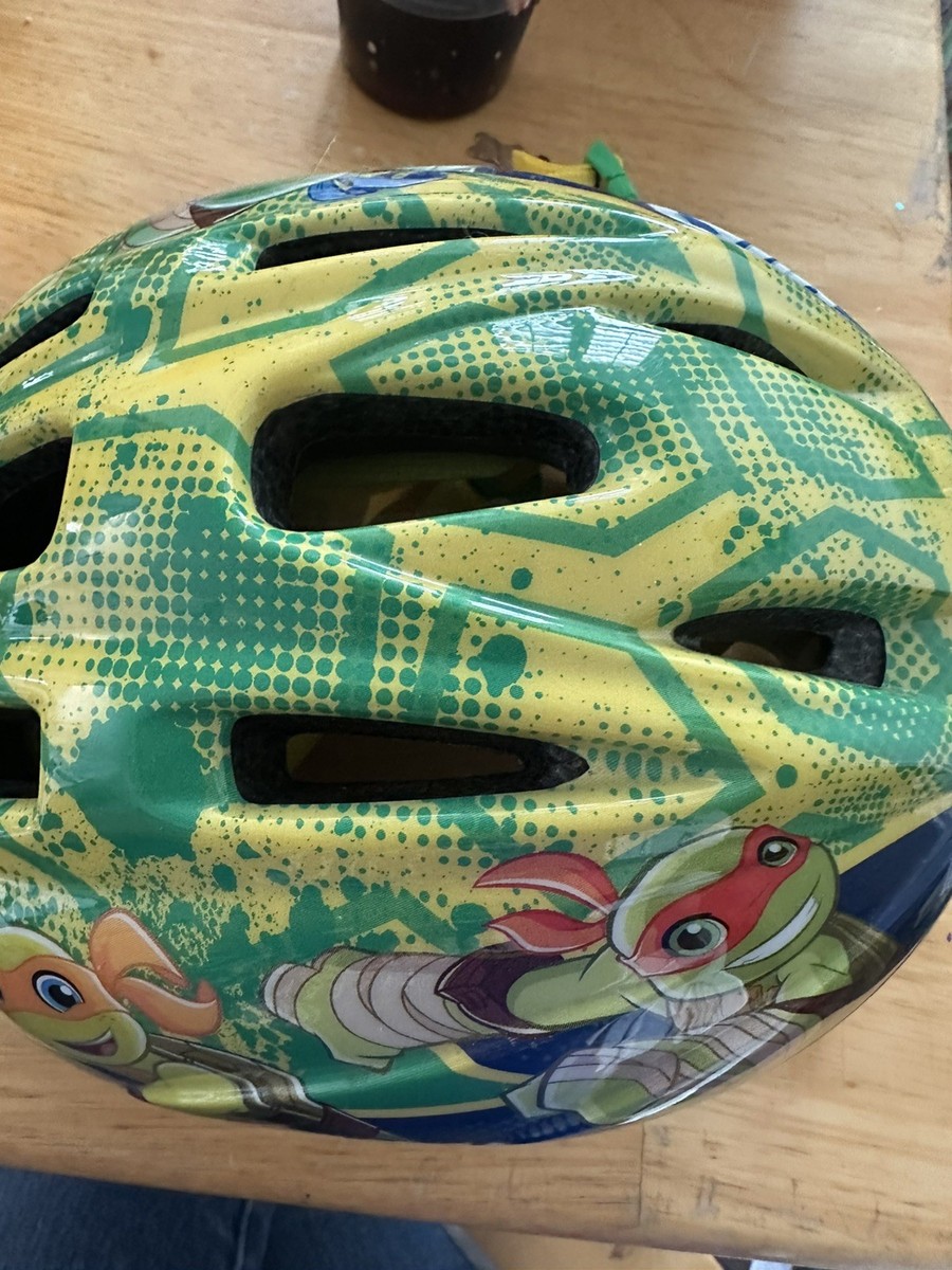 Bike Helmet 3yrs +, Teenage Mutant Ninja Turtle Half Shell Hero Helmet |  eBay