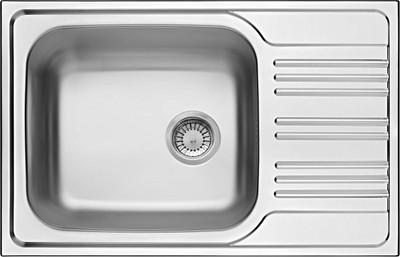 1-Kammer-Stahlspüle mit Abtropffläche ZEX 311B 5908212034248
