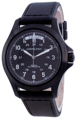 Hamilton Khaki Field King Automatikuhr Tag/Datumsanzeige 25 Steine H64465733 50M