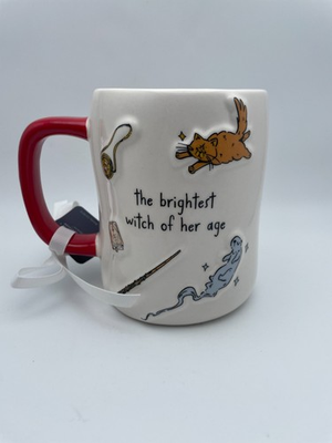 #ad Rae Dunn Harry Potter HERMIONE GRANGER Mug The Brightest Witch Of Her Age B98 $26.99
