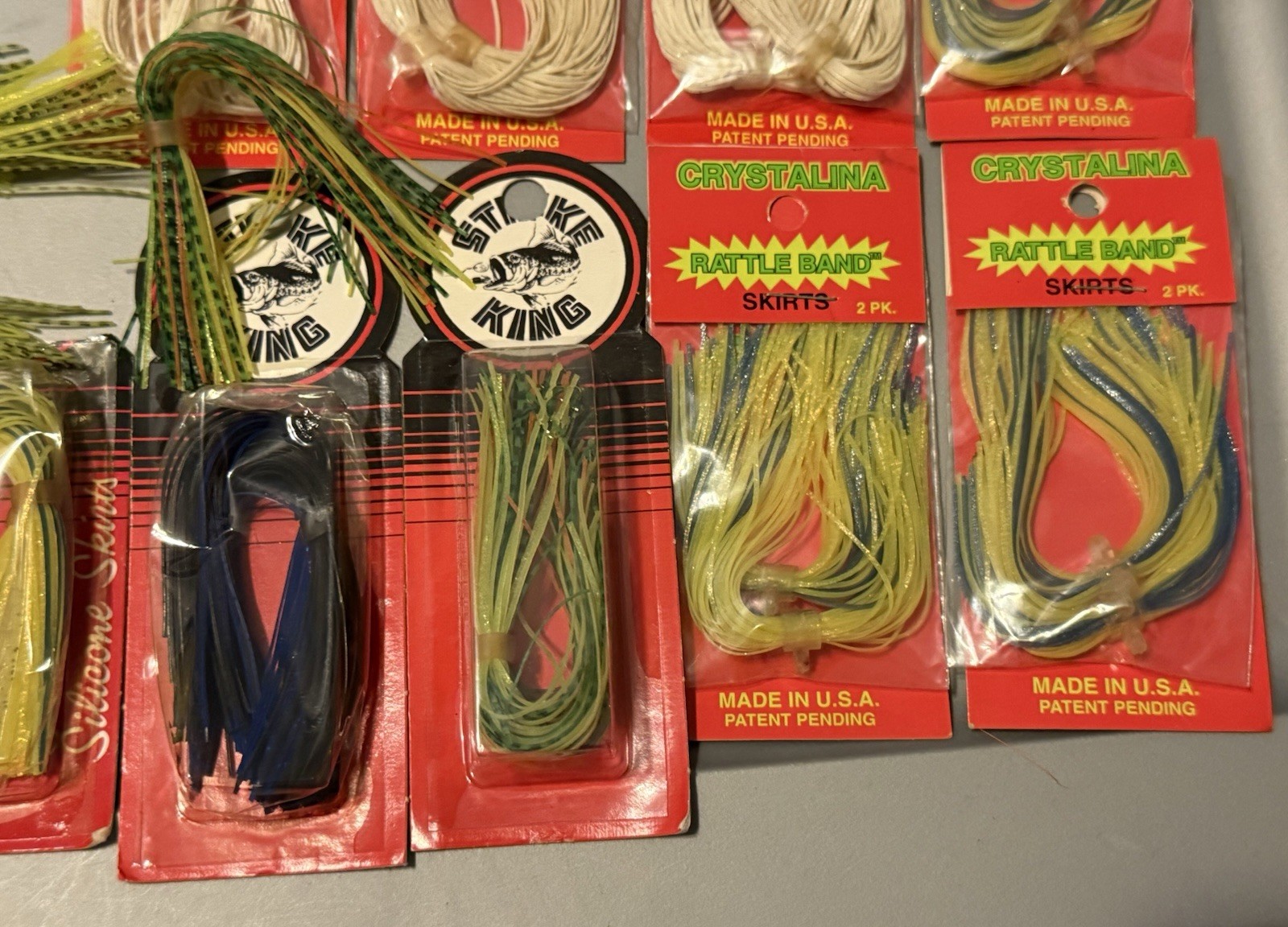 Bulk Lot Of Spinnerbait Chatterbait Jig Skirt Material Strike King Lures - Image 5