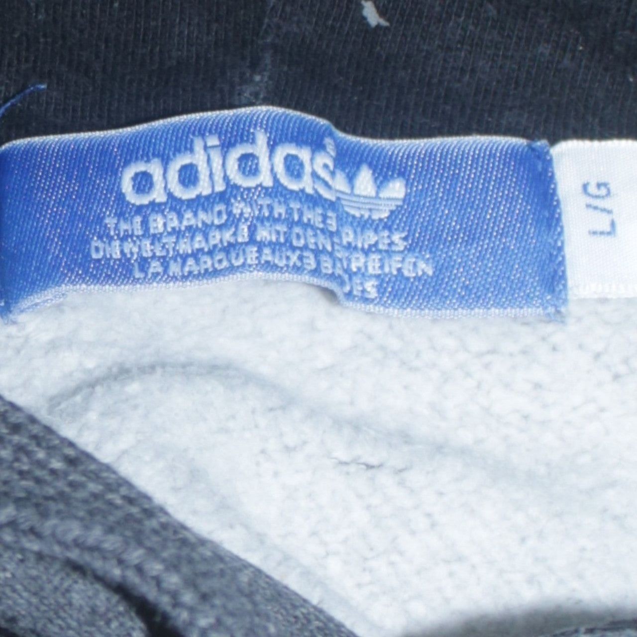 Adidas Grey Hoodie Mens L image 7