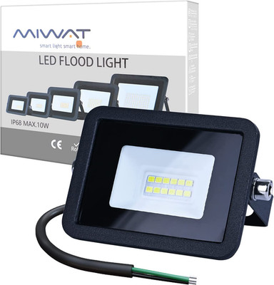 10W LED Flood Light Super Bright IP68 Waterproof Outdoor Wide Beam Security