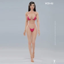 VERYCOOL VCD-02A 1/6 Female Action Figure Body Mid Bust Pale Skin Soldier Model