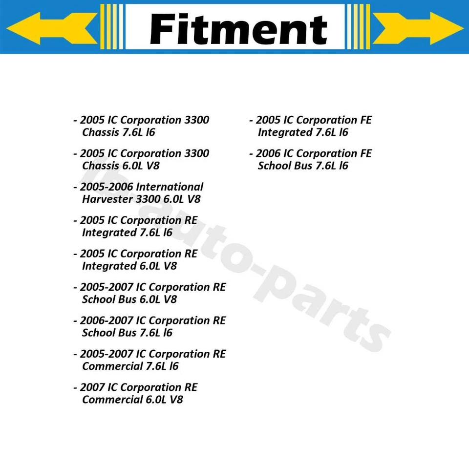Manguera de freno delantera Dorman 2 piezas para chasis IC Corporation 3300 6,0 L 2005 Foto 3 de 4
