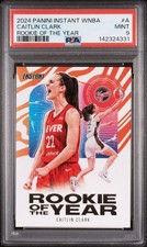 2024 Panini Instant WNBA #A Caitlin Clark : Rookie of the Year : PSA 9