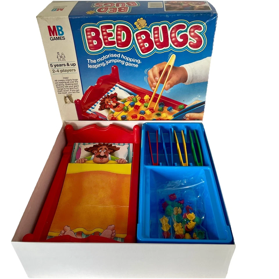 Vintage Bed Bugs Board Game by MB  Milton Bradley 1985 Complete Working  - Image 2 of 4
