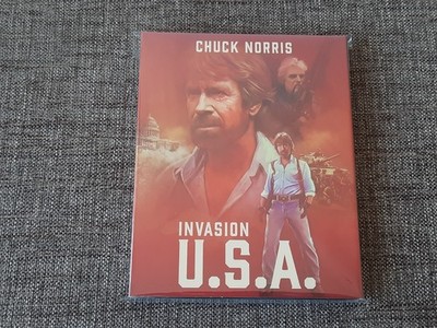 INVASION U.S.A. 1985 4K Ultra HD + Blu-Ray Vinegar Syndrome USA w/ Slipcover
