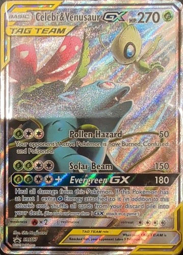 Celebi & Venusaur GX - SM167 SM167 SM Promos Holofoil Promo LP Pokemon