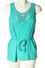 H&M Top a uncinetto Donna Top Taglia IT 38 turchese stile casual