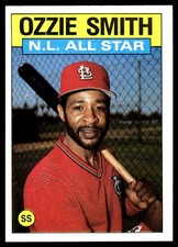 Ozzie Smith 1986 Topps #704 Cardinals MLB READ FREE SHIPPING AutographDen