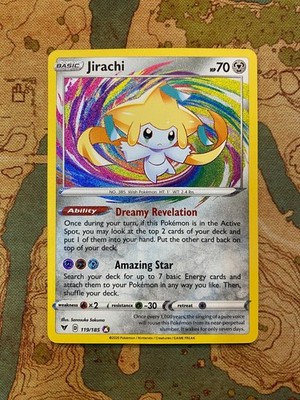 Pokemon Card TCG - Jirachi 119/185 Amazing Rare Vivid Voltage Near Mint | eBay Pokemon Card TCG - Jirachi 119/185 Amazing Rare Vivid Voltage Near Mint | eBay