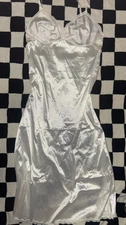 Vanity Fair Vintage Long White Silk Nightgown
