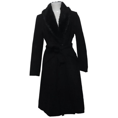 H&M, Mantel, Damen, Größe: 40, Schwarz, Acryl/Polyester/Wolle, Sonstiges #EOr