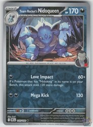 Team Rocket's Nidoqueen 116/182 Destined Rivals Reverse Holo