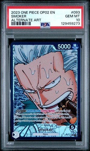 Smoker (Alternate Art) graded PSA 10 for sale on eBay