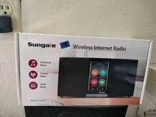 Internet Radio With Box And Cleaned And Working.