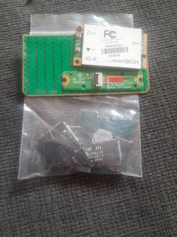 28 Grams of High Yield Gold Plated Scrap Laptop Components for Gold Recovery
