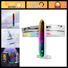 ARGB GPU Support Bracket with Temp Display, Adjustable 5V 3pin Graphics Card Bra