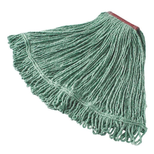 Rubbermaid FGD21306GR00 Large Blend Mop Head w 1 Headband - Green 6 pack 12690₽