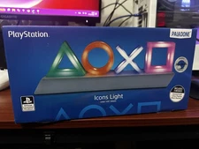 PlayStation Icons Light Lamp Gaming Room Decor LED Color Display PS Logo