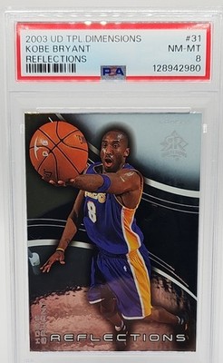 kobeページ 2003 UD Triple Dimensions Kobe Bryant Reflections PSA 8 Los