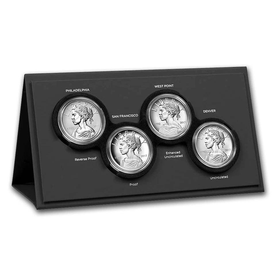 2017 Four-Medal Silver American Liberty Set (w/Box & COA) - Image 4 of 4