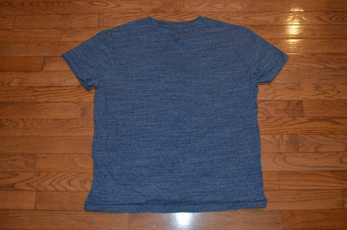 Herren POLO RALPH LAUREN blau meliert klassische Passform 100 % Baumwolle Sh Slev Hemd Größe M - Bild 4 von 4