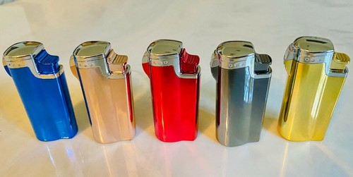 3 FLAMES TORCH LIGHTER GLOSSY FINISH BUTANE REFILLABLE - Picture 1 of 7
