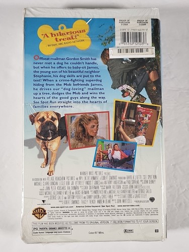 See Spot Run (VHS 2001, Clamshell) David Arquette, Michael Clarke Duncan, Comedy - Picture 3 of 6