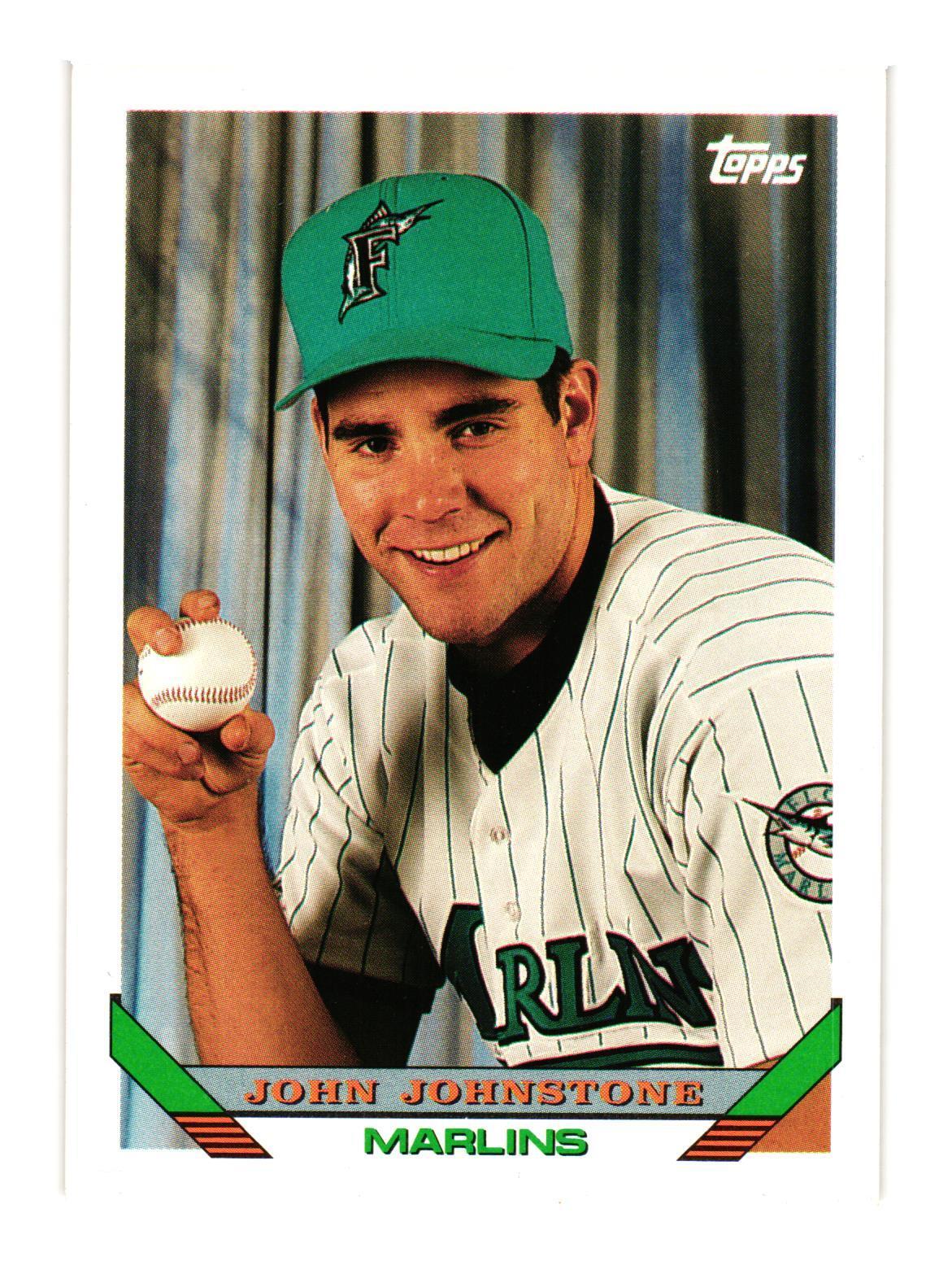 1993 Topps #454 John Johnstone Florida Marlins