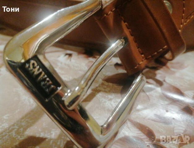JEANS Original NEW WOMEN'S BELT REAL LEATHER 125cm.-image