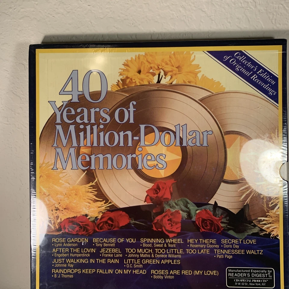40 Years of Million-Dollar Memories READER'S DIGEST 12" LP 33 RPM Sealed 1984 - Image 2 of 4