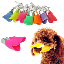 Duckbill Shape Pet Dog Muzzle Anti Biting Anti Barking Silicone Dog Mouth Cover