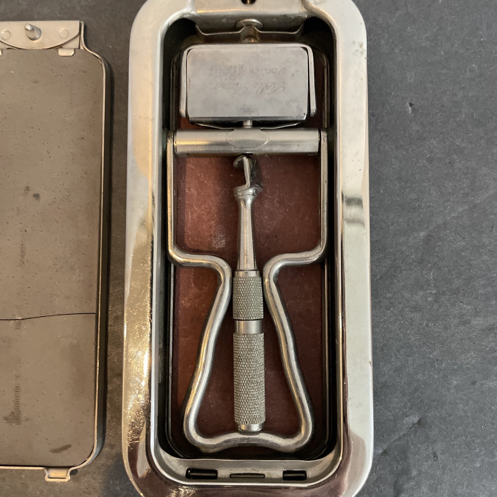 Vintage Rolls Razor  Made in England 1920's Shaving Strop Blade Preowned