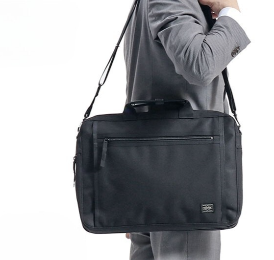 PORTER Yoshida CLIP 2-Way Briefcase Shoulder Bag Expandable A4