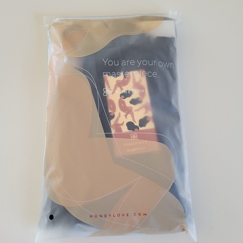 Honey Love Shape Wear Super Power Short Size 1X NWT NIP Black All Over Sculpt