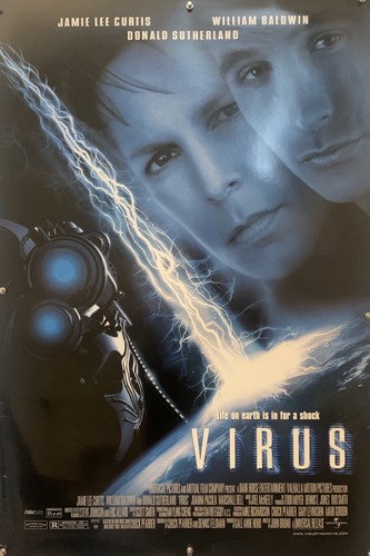 VIRUS Original One Sheet Movie Poster - 1999 - JAMIE LEE CURTIS